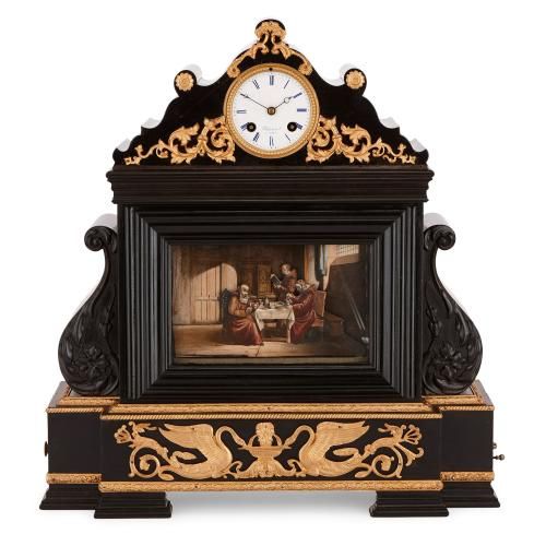 Musical automaton clock by Xavier Tharin