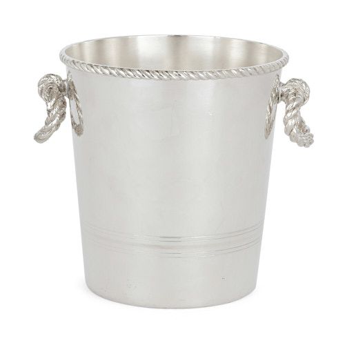 Lebanese Silver-plate ice bucket by Habis