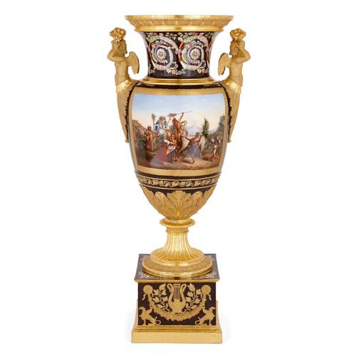 Monumental museum-quality Paris porcelain vase