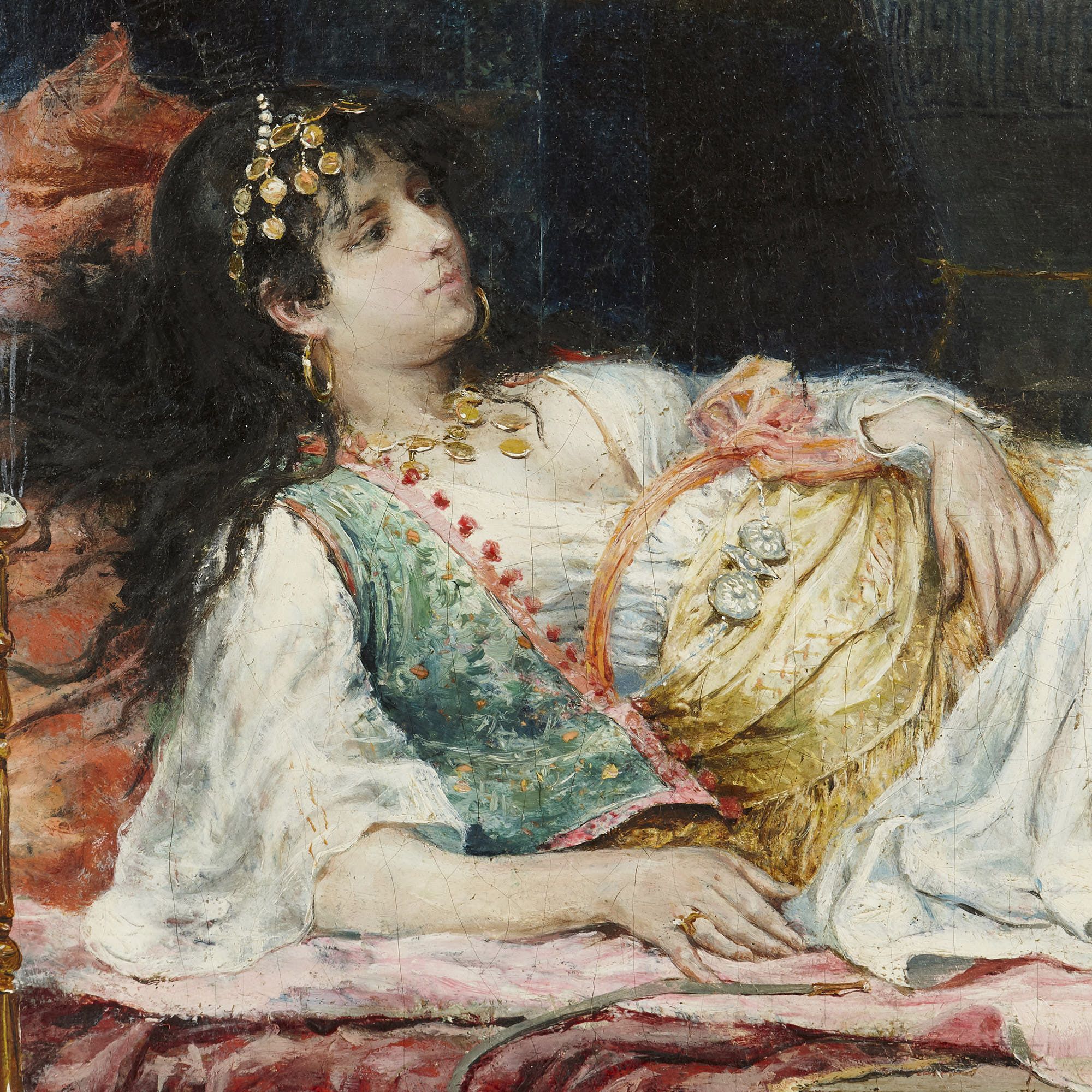 'In the Harem', Orientalist oil painting by Giménez-Martín | Mayfair ...