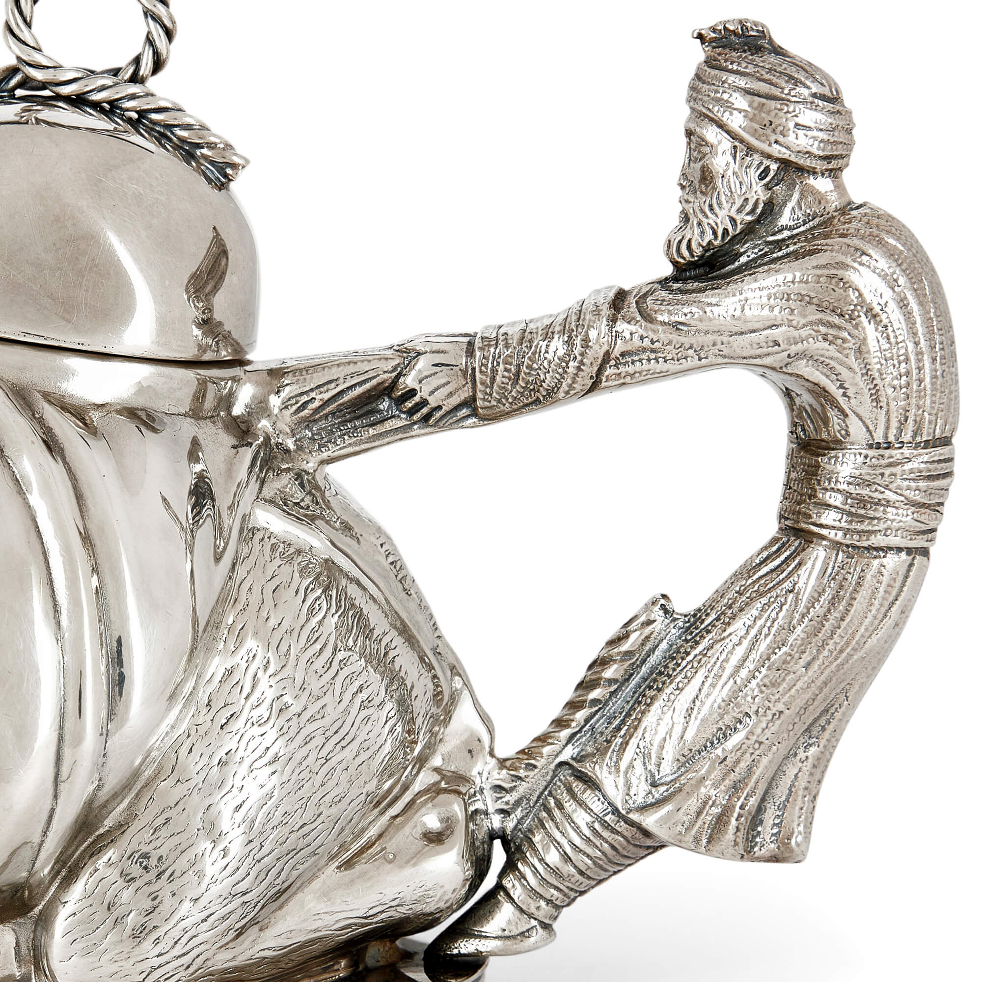Karawan Silverplate Teapot Mariage Freres 20th Century